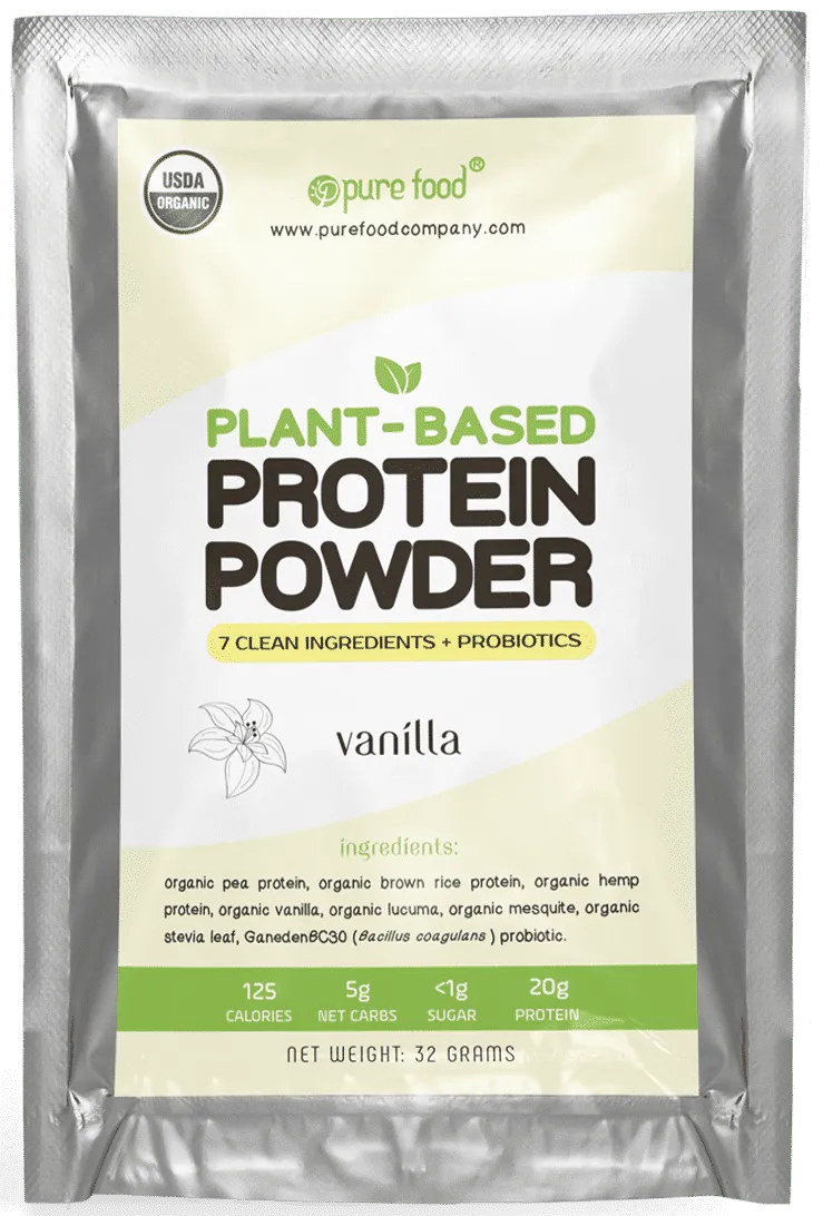 Plant Protein Powder: Vanilla - 32g Sample Packet