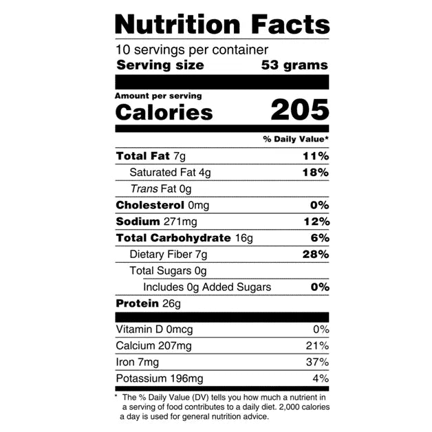 Real Meal Replacement Powder - Cacao Sample Bag (53 grams)