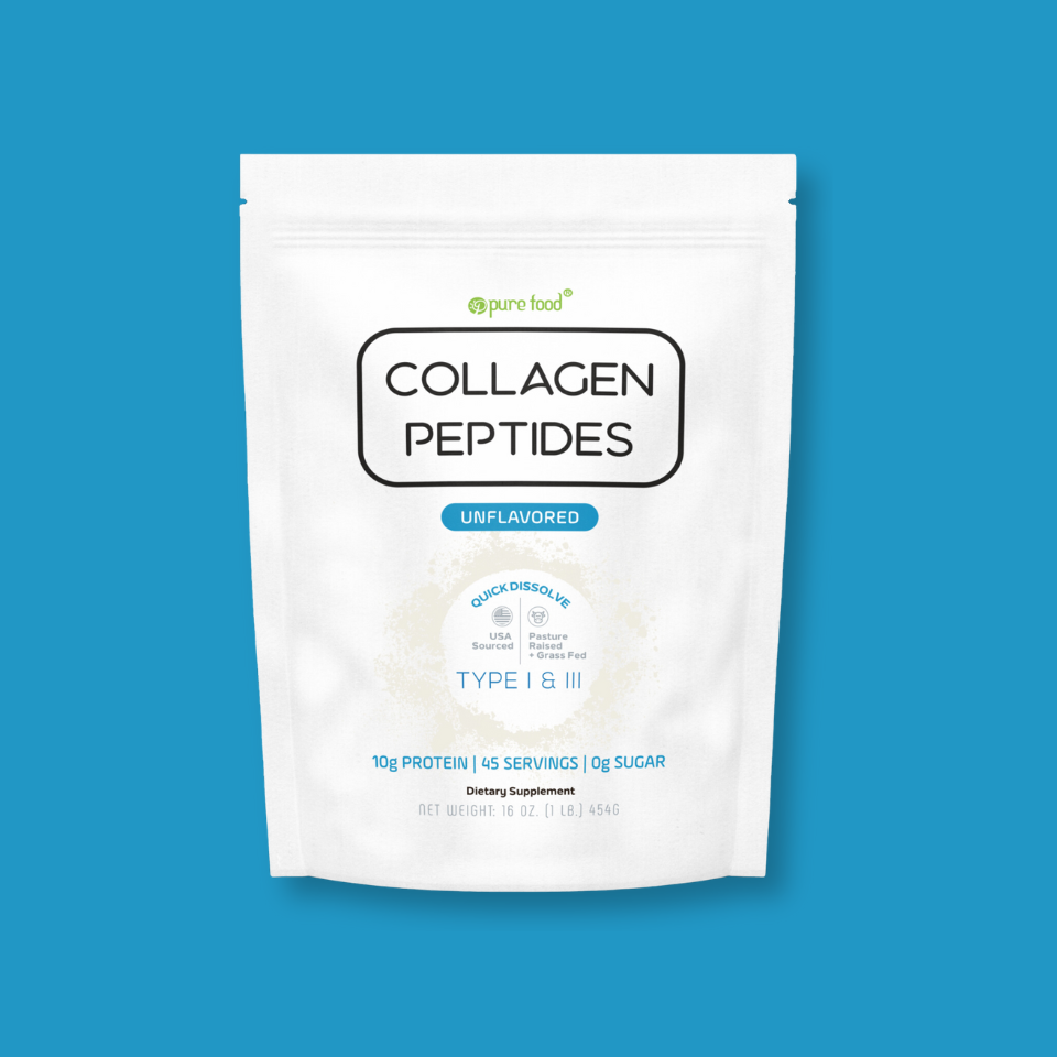 Collagen Peptides Powder - 1 lb. Bag, 45 Servings, Unflavored