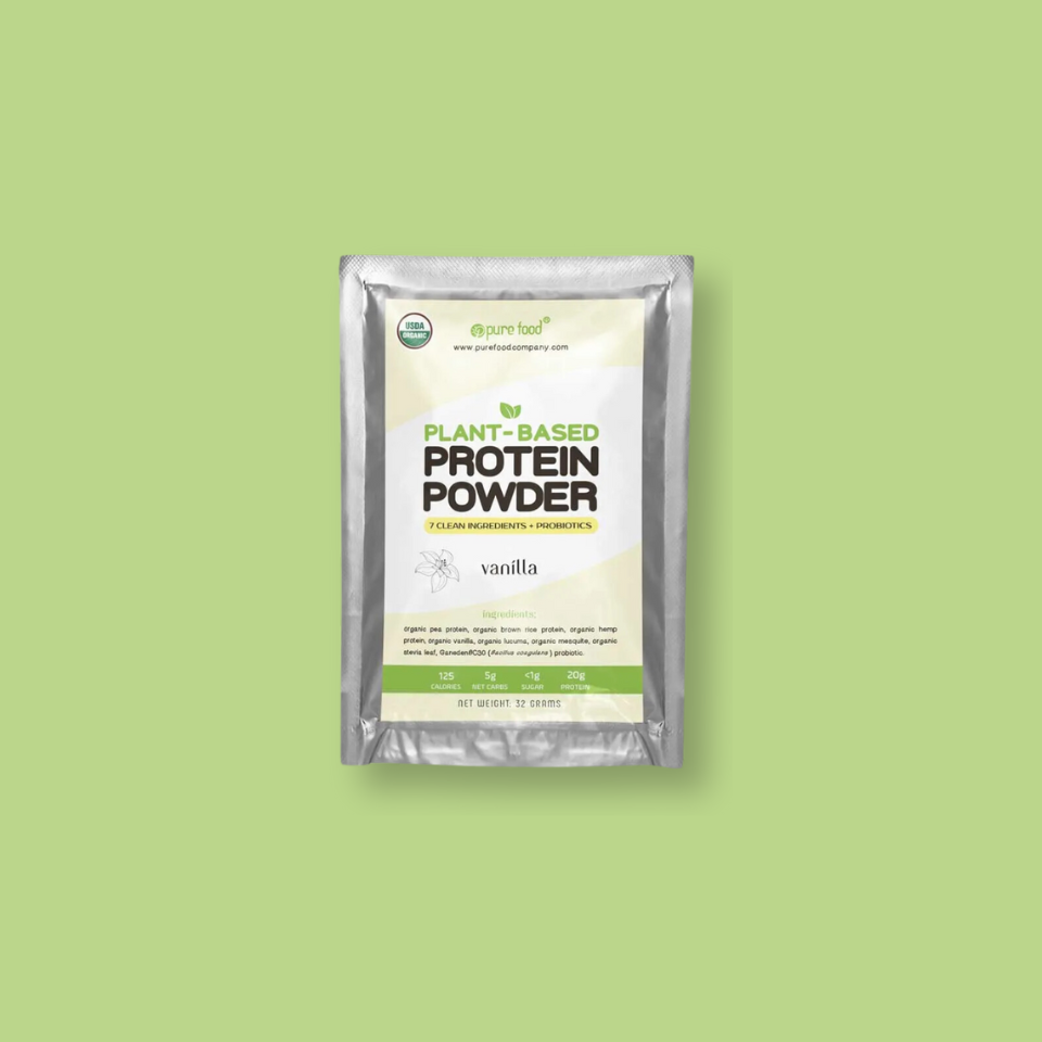 Plant Protein Powder: Vanilla - 32g Sample Packet