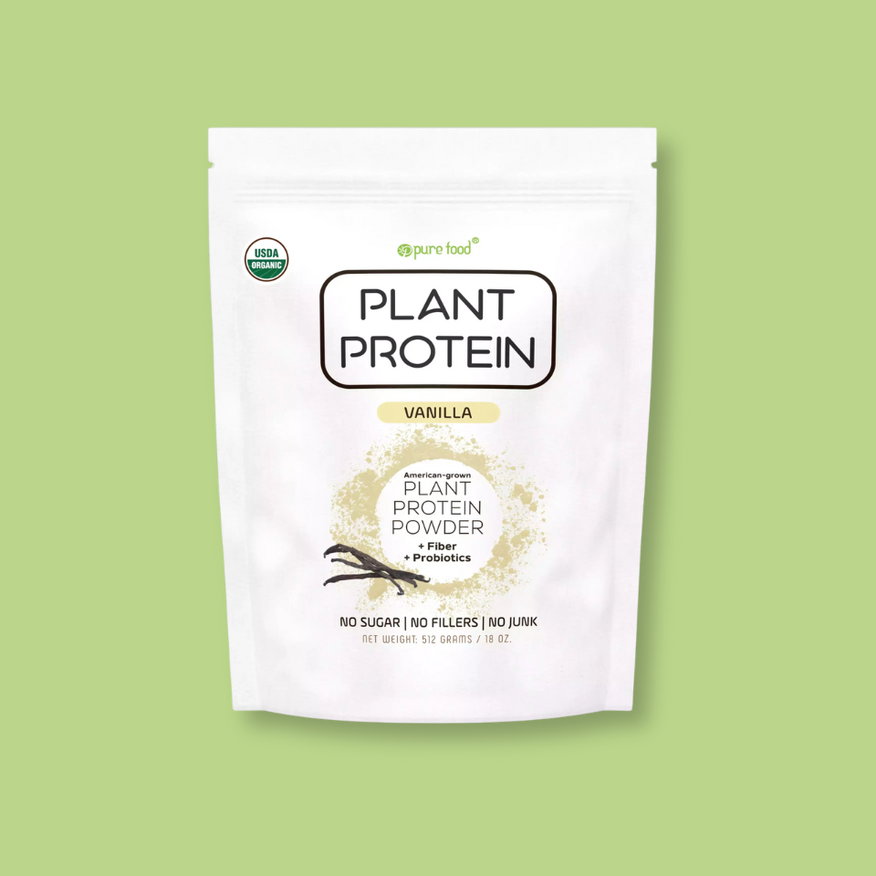 Plant Based Protein Powder: Vanilla - 512g Pouch