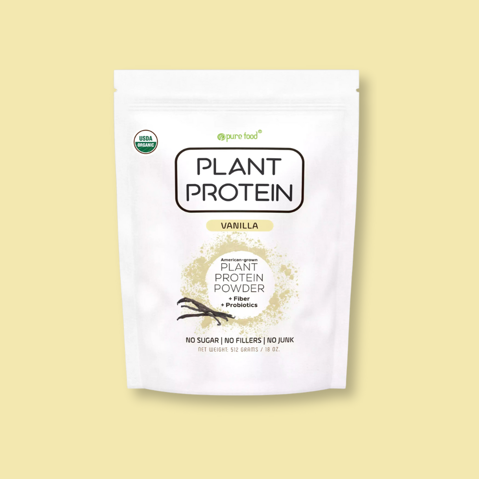 Plant Based Protein Powder: Vanilla - 512g Pouch