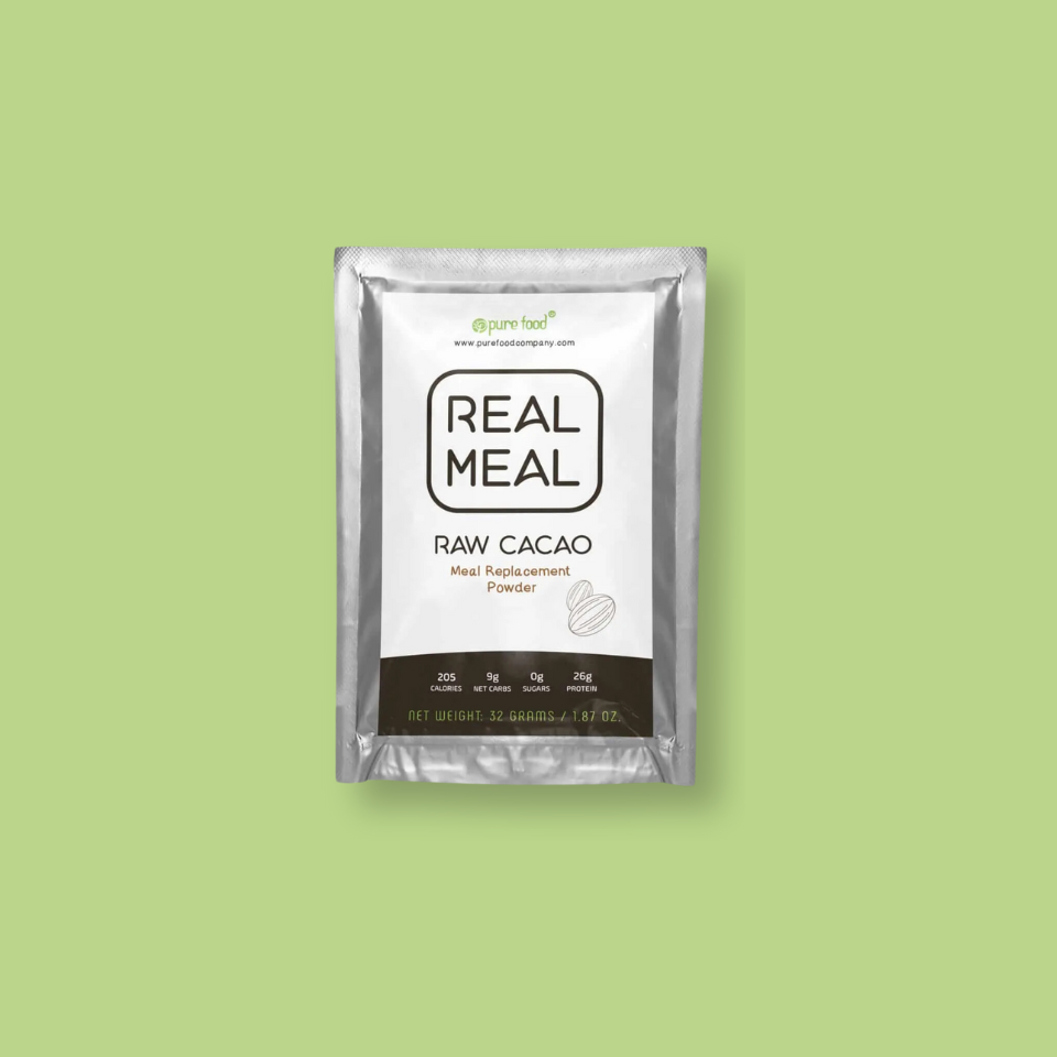 Real Meal Replacement Powder - Cacao Sample Bag (53 grams)