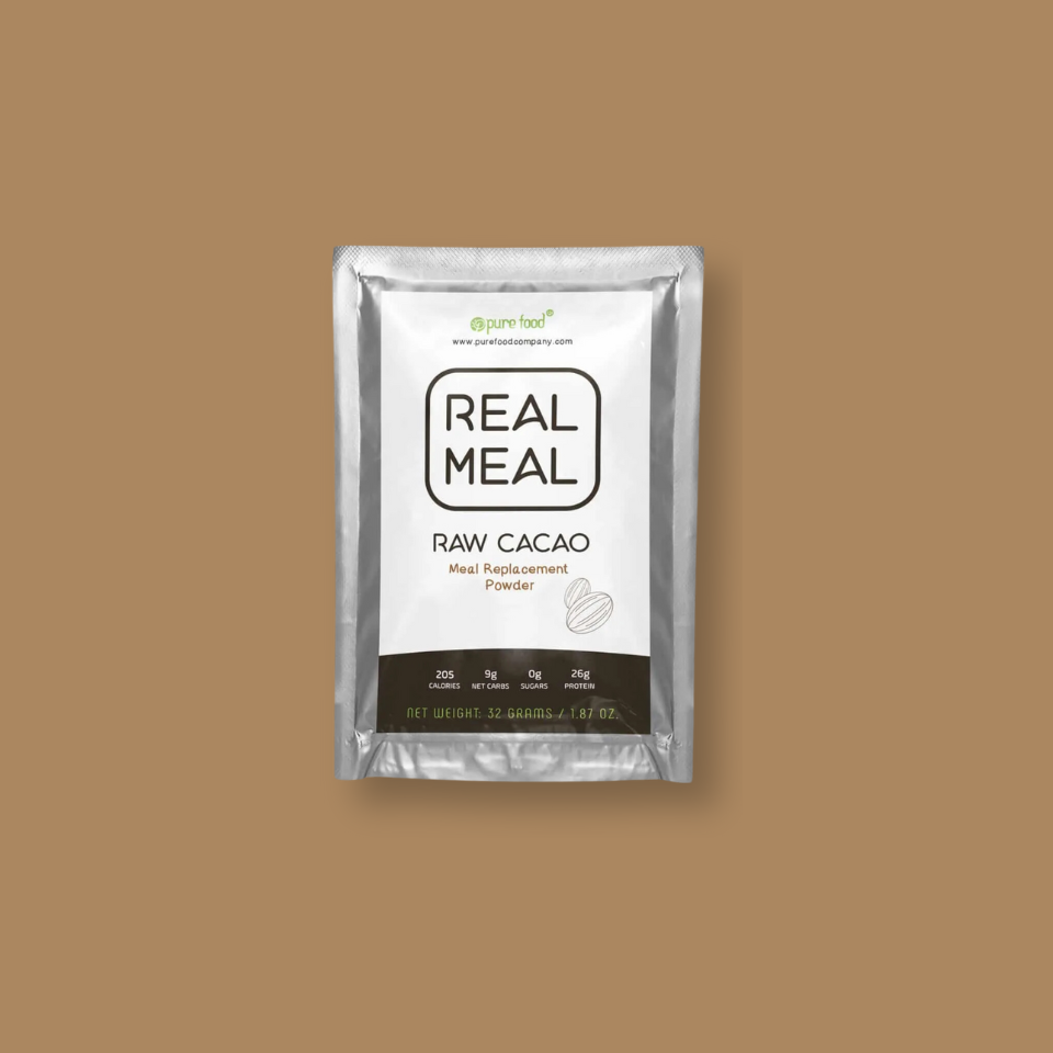 Real Meal Replacement Powder - Cacao Sample Bag (53 grams)